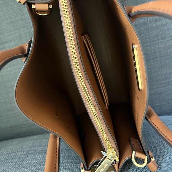 NWT MICHAEL KORS CENTER STRIPE MAPLE SMALL SATCHEL - Picture 5 of 7